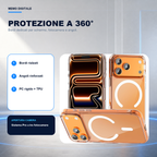 iPhone 17 Pro | Cover trasparente MagSafe | Protezione a 360 gradi