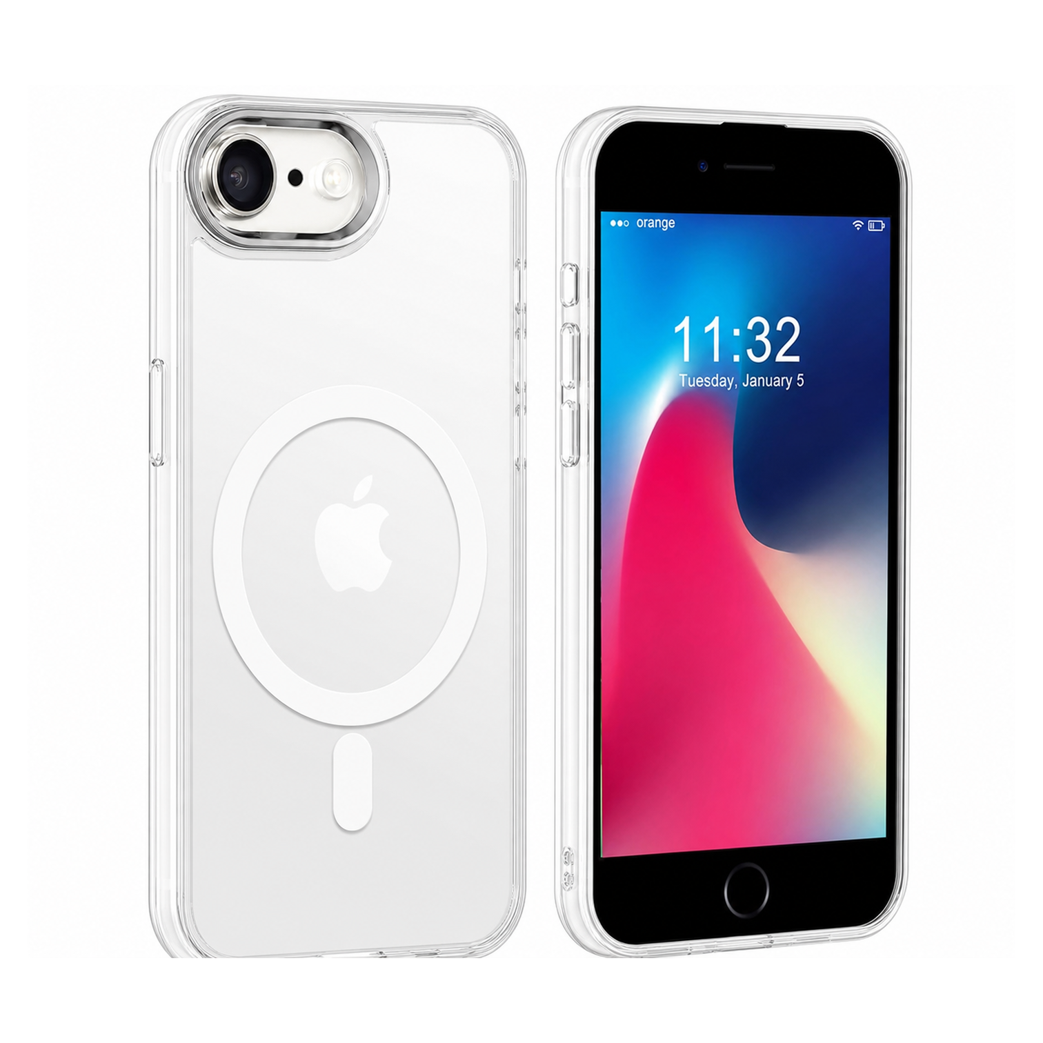 iPhone SE 2022/SE2020/8 | Cover trasparente MagSafe | Vista principale senza testo