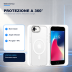 iPhone SE 2022/SE2020/8 | Cover trasparente MagSafe | Protezione a 360 gradi