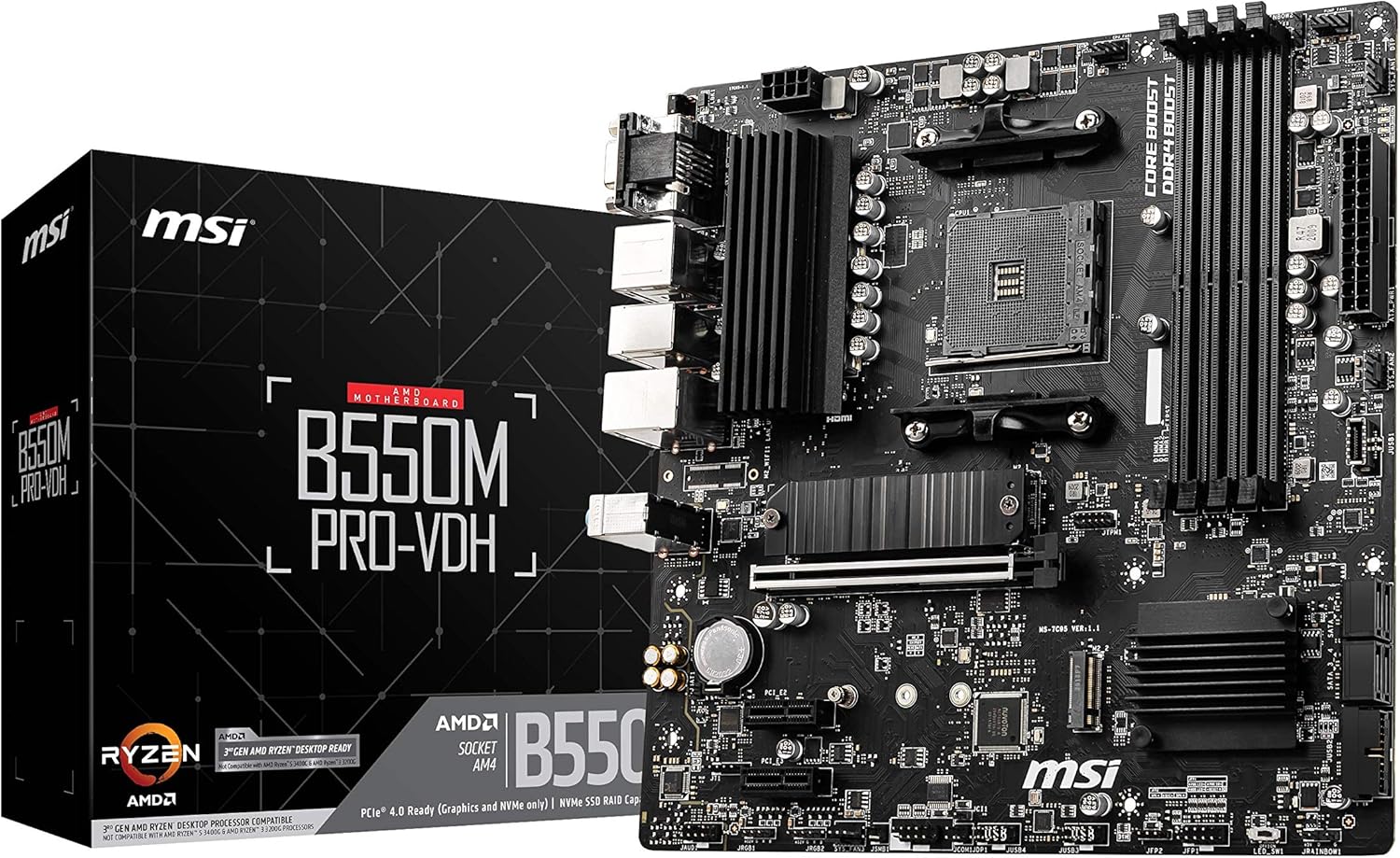 MSI B550M PRO-VDH – scheda madre AM4 DDR4