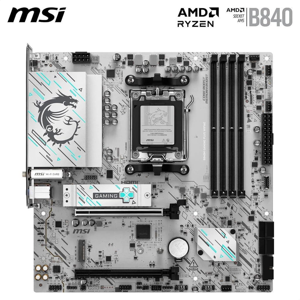 MSI B840M GAMING PLUS WIFI6E – scheda madre AM5 DDR5, immagine 2