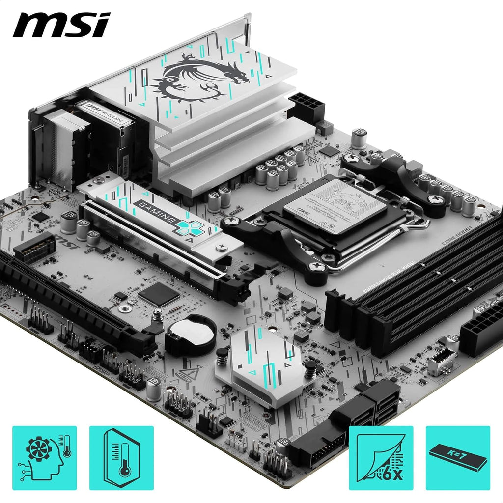 MSI B840M GAMING PLUS WIFI6E – scheda madre AM5 DDR5, immagine 4