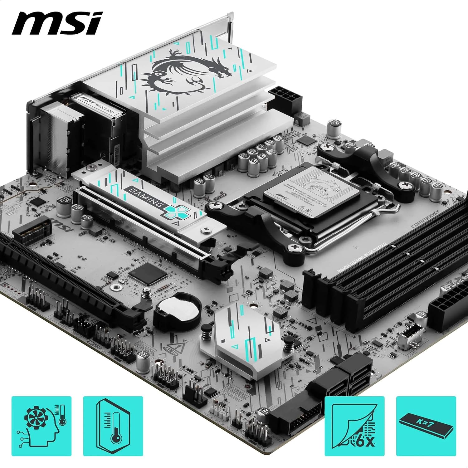MSI B840M GAMING PLUS WIFI6E – scheda madre AM5 DDR5, immagine 4