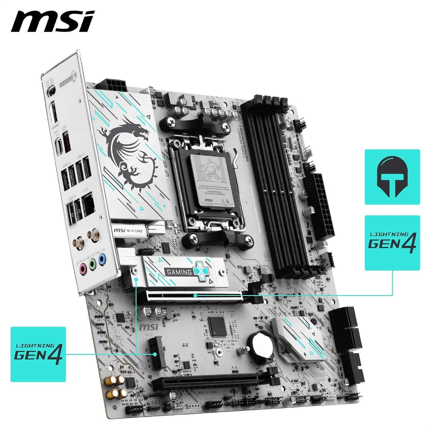 MSI B840M GAMING PLUS WIFI6E – scheda madre AM5 DDR5, immagine 5