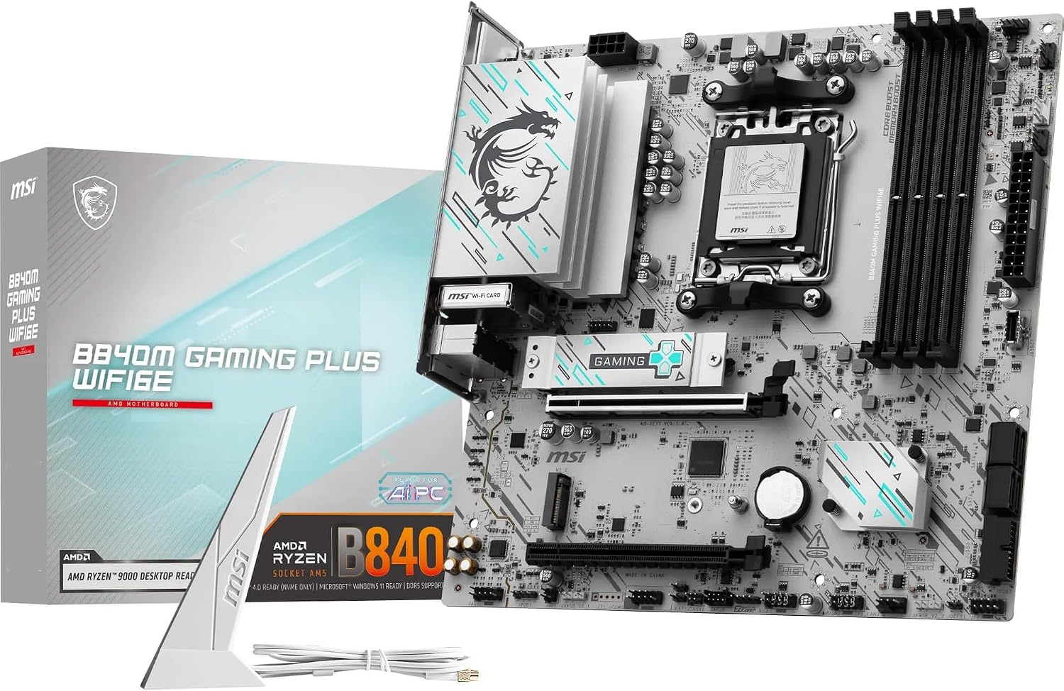 MSI B840M GAMING PLUS WIFI6E – scheda madre AM5 DDR5