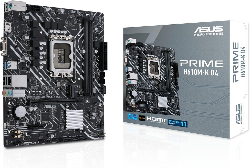 ASUS PRIME H610M-K D4 – scheda madre LGA 1700 DDR4