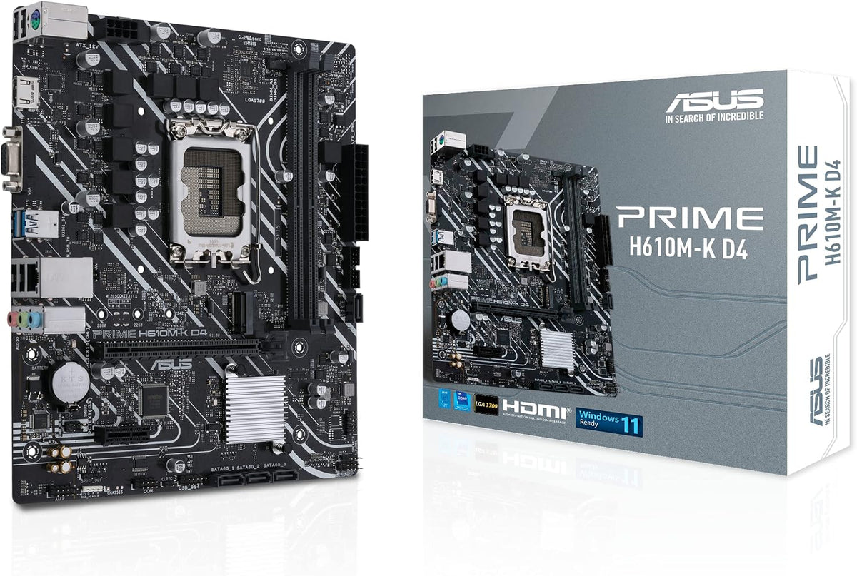 ASUS PRIME H610M-K D4 – scheda madre LGA 1700 DDR4