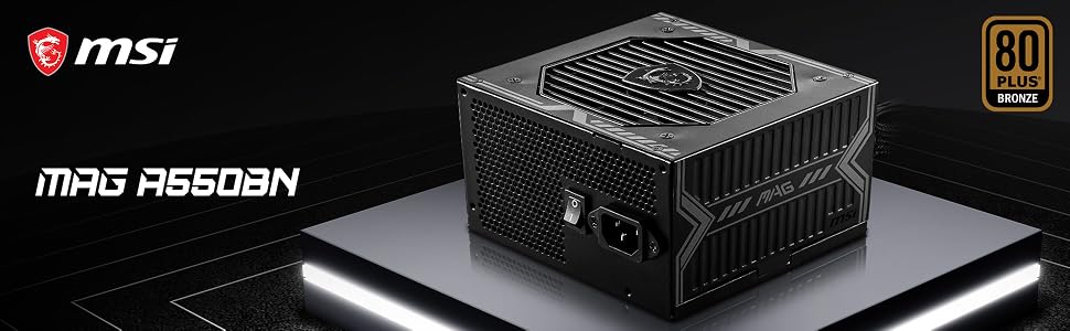 MSI MAG A550BN 550W - banner A+ efficienza