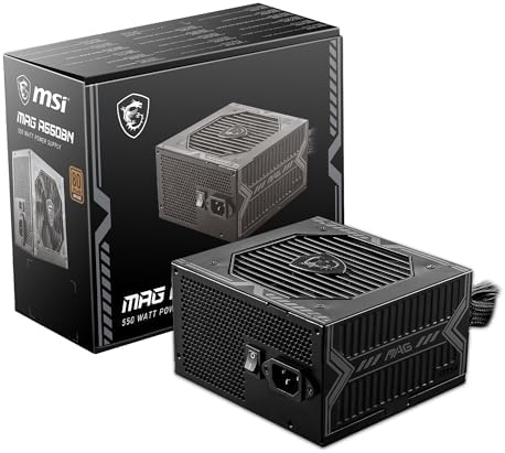 MSI MAG A550BN 550W - dettaglio connettori