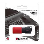 Kingston DataTraveler Exodia M 128 GB USB 3.2 Nero/Rosso – immagine 1