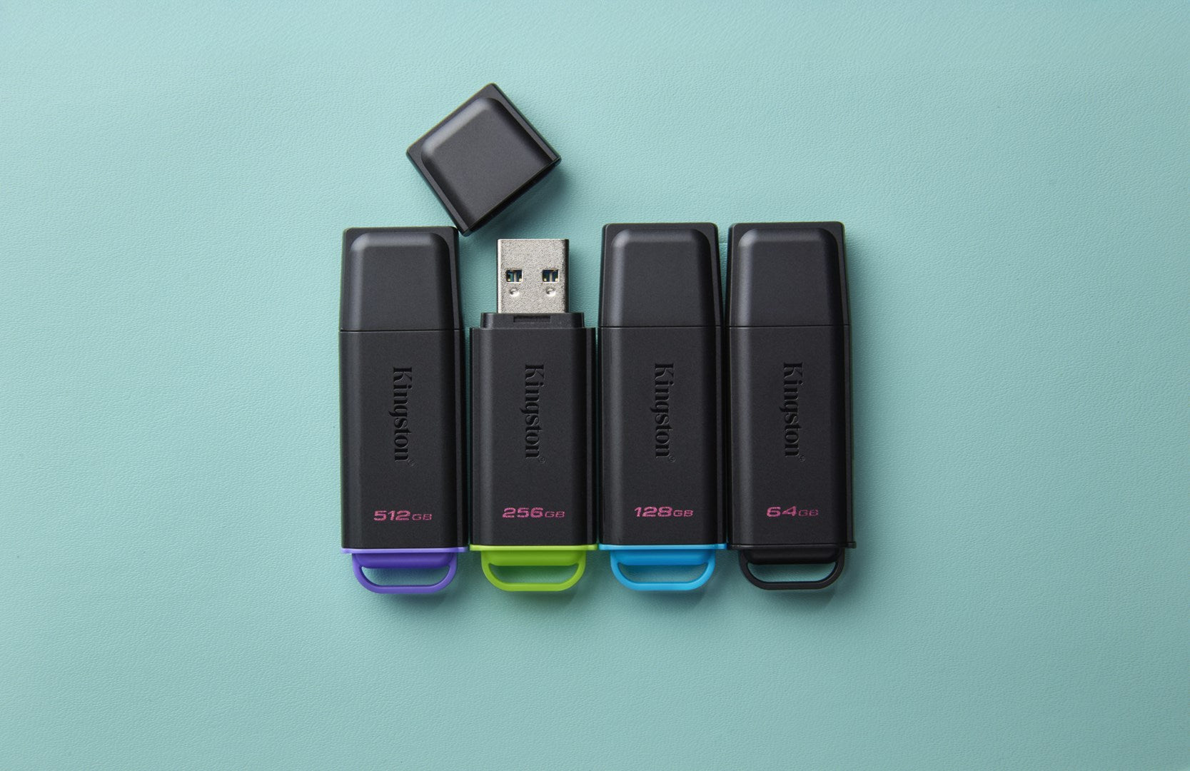 Kingston DataTraveler Exodia 2 128 GB USB 3.2 Nero/Blu – immagine 1