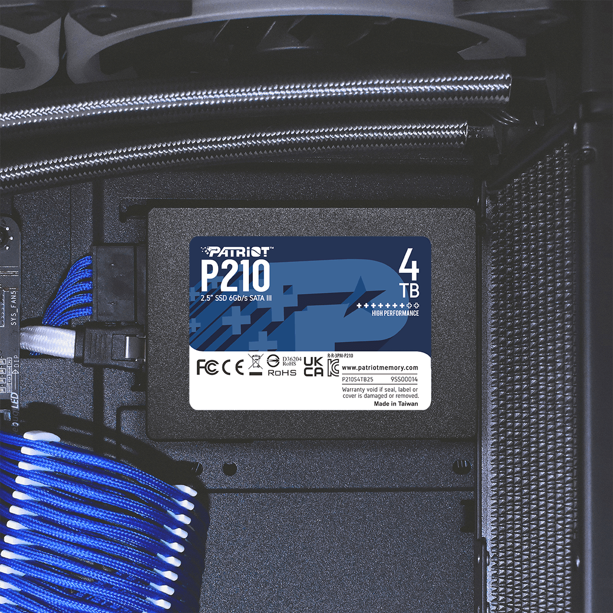 Patriot P210 SSD SATA - confezione