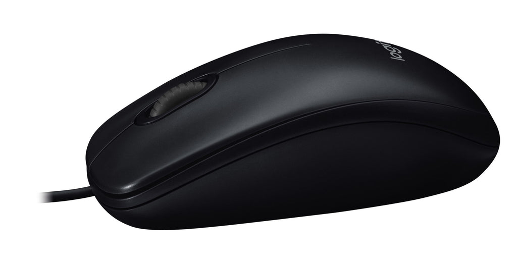 Logitech M90 mouse ottico vista laterale sinistra