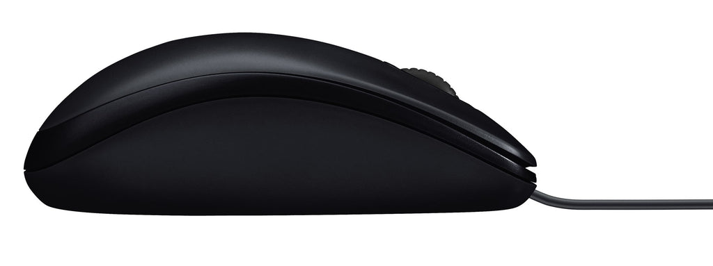 Logitech M90 mouse cablato profilo laterale