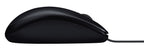 Logitech M90 mouse cablato profilo laterale