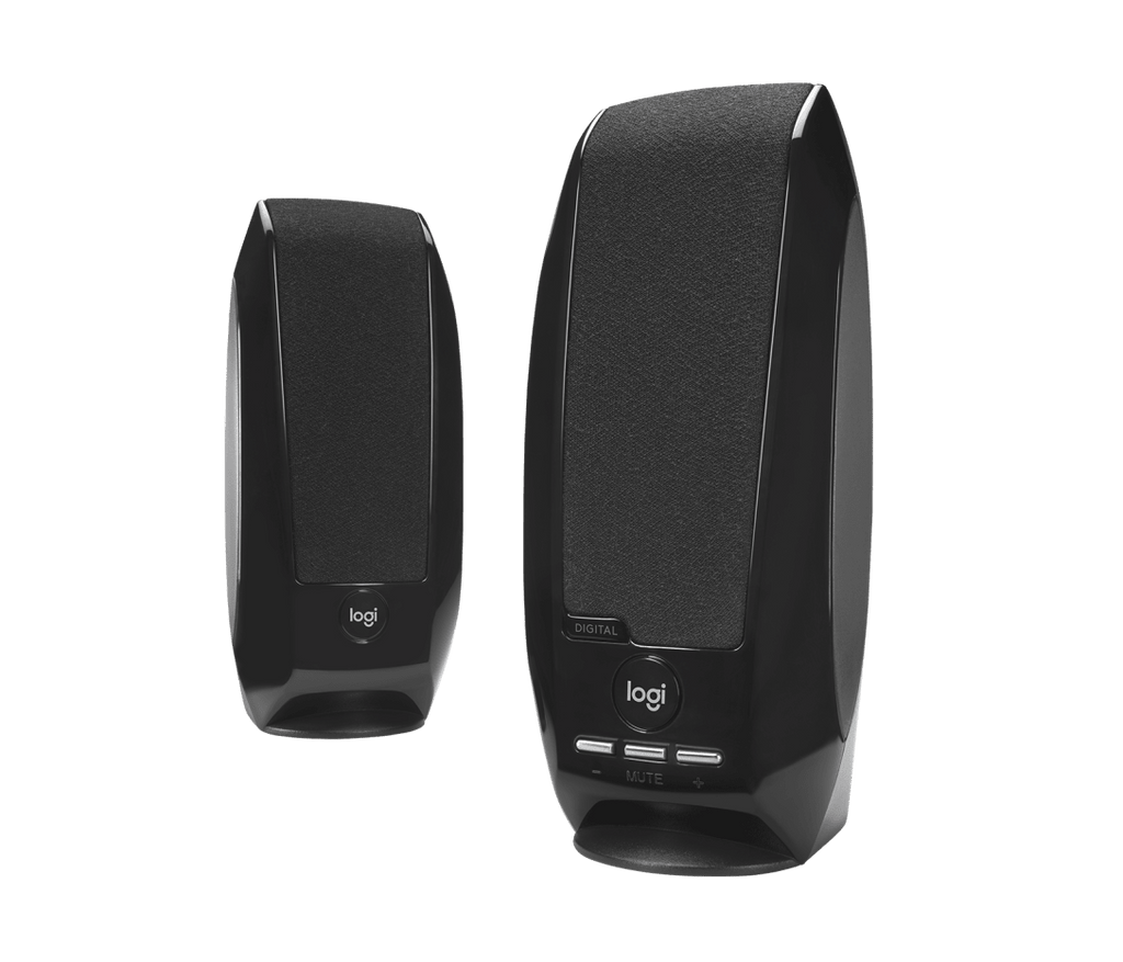 Logitech S150 casse USB - vista frontale
