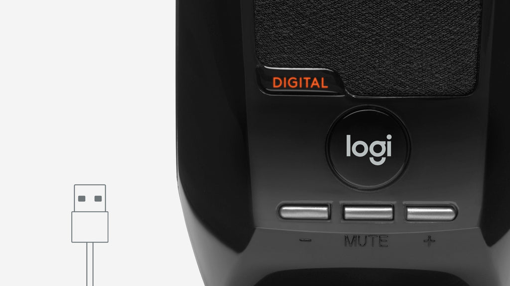 Logitech S150 collegamento USB audio e alimentazione
