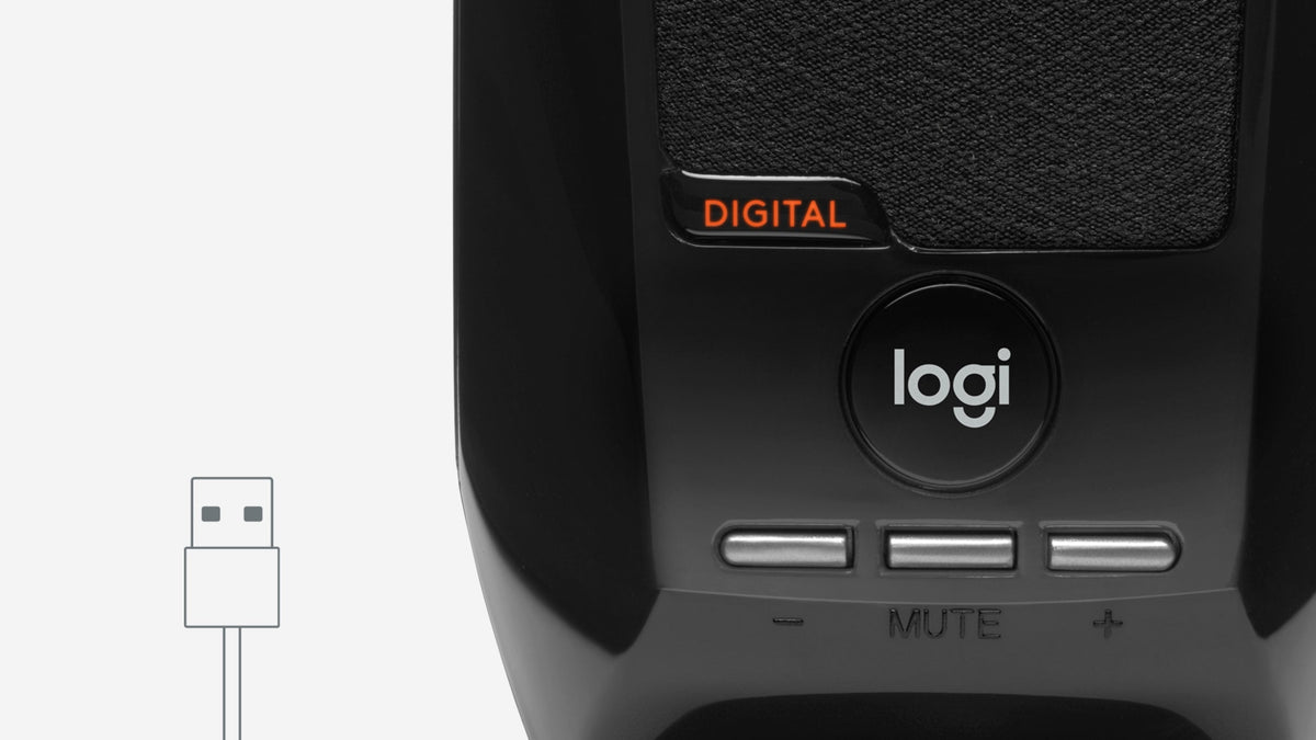 Logitech S150 collegamento USB audio e alimentazione