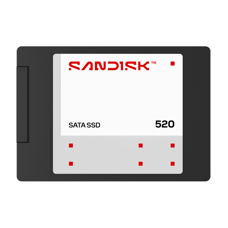 SanDisk 520 SSD SATA III 2,5" – 500GB / 1TB / 2TB
