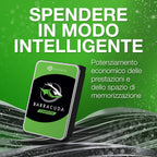Seagate BarraCuda 4 TB HDD per PC desktop