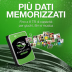 Seagate BarraCuda 6 TB - caratteristiche
