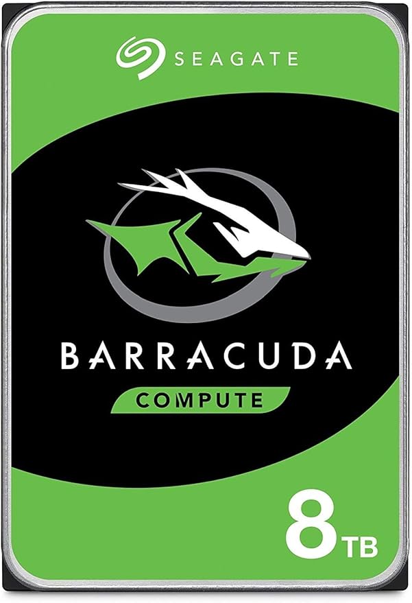 Seagate BarraCuda 8TB HDD interno 3,5" SATA – ST8000DM004