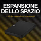 Seagate Expansion 1 TB - collegamento USB