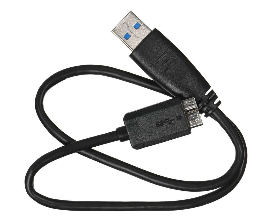 Cavo USB 3.0 incluso con Seagate Expansion Portable 2 TB, connettori USB-A e Micro-B