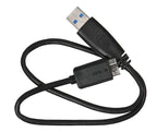 Cavo USB 3.0 incluso con Seagate Expansion Portable 2 TB, connettori USB-A e Micro-B