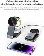 W79 bianco caricatore wireless 3 in 1 - funzione