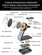 W79 bianco caricatore wireless 3 in 1 - caratteristiche
