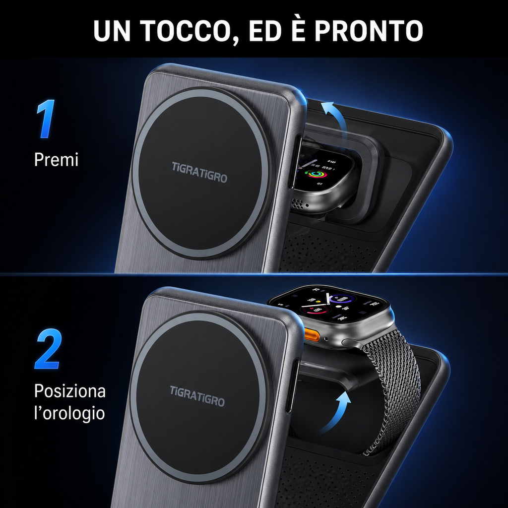 Modulo W93 dedicato alla ricarica Apple Watch