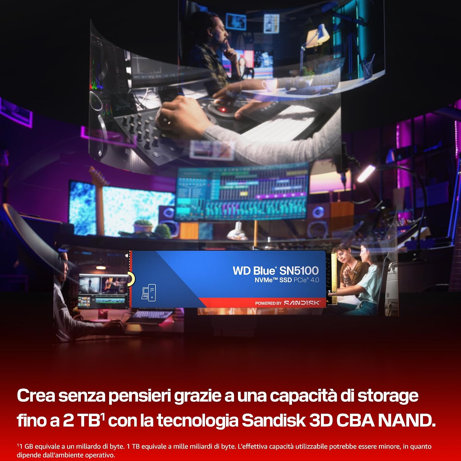 WD Blue SN5100 SSD per PC e notebook