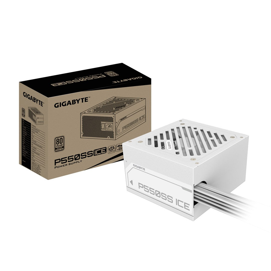 Gigabyte P550SS ICE, alimentatore 550W 80 PLUS Silver